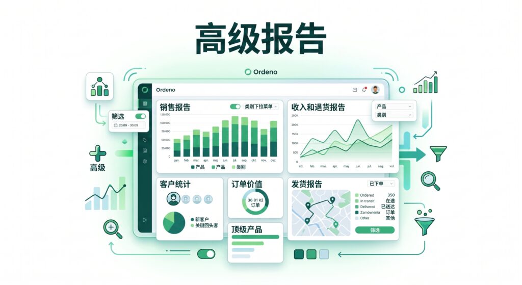 展示报表模块界面的图片